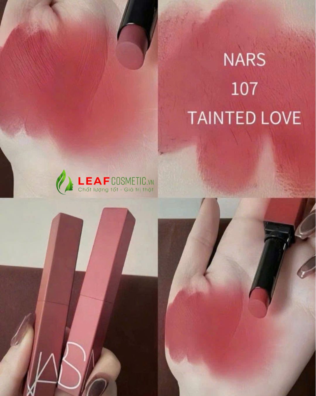 107 Tainted Love – Màu Đỏ Hồng Đất của Nars Powermatte