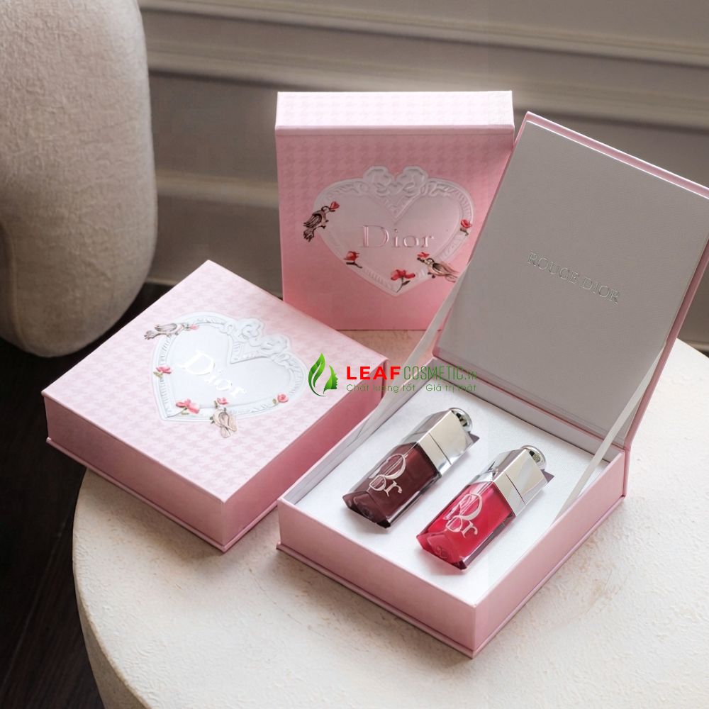 Set son Dior hộp trái tim hồng dành tặng ngày Phụ nữ Việt Nam 20/10