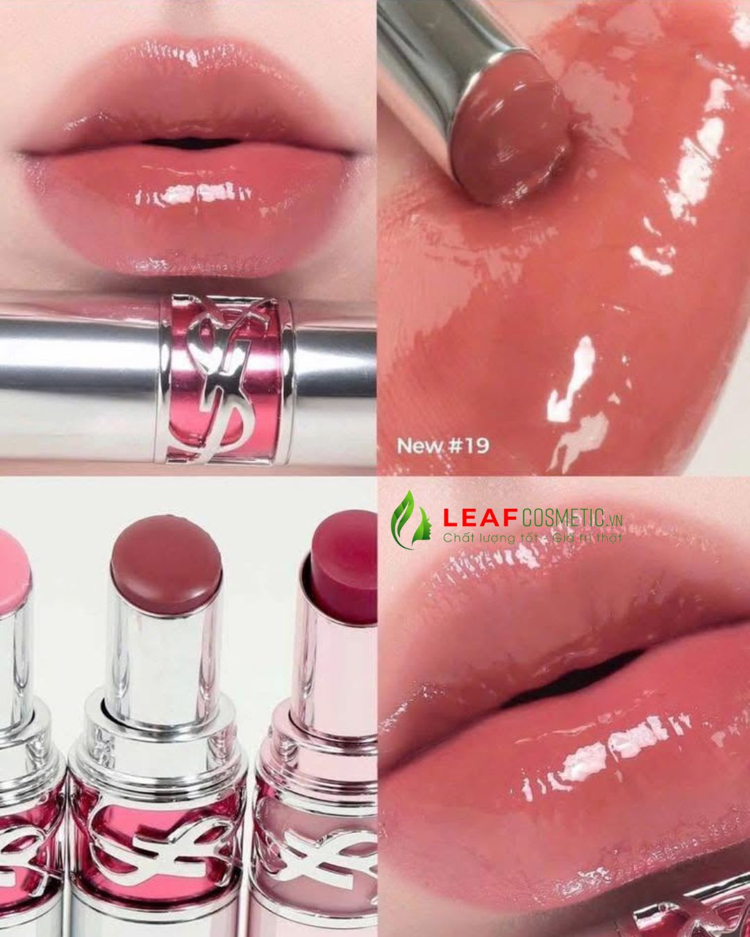 Màu son 19 Salted Caramel nâu caramel thanh lịch của YSL