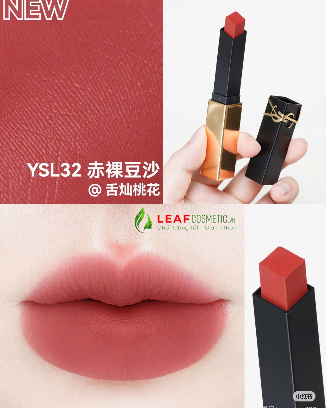 Màu son Rose Marrakech – Màu Đỏ Hồng Đất của YSL The Slim 32
