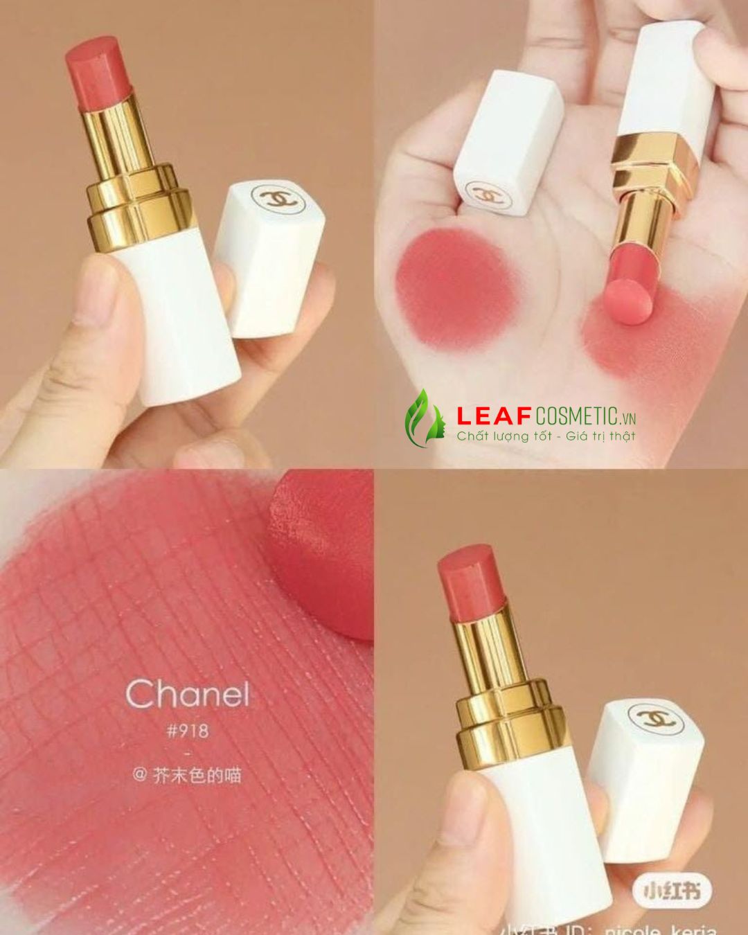 Thiết kế sang trọng của Son Dưỡng Chanel Rouge Coco Baume 918 My Rose