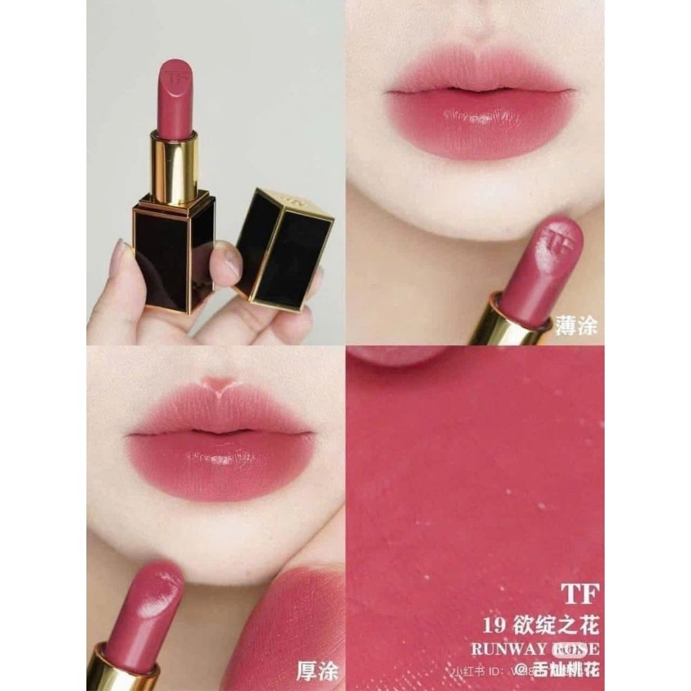 Màu son Tom Ford 19 Runway Rose hồng đất thanh lịch