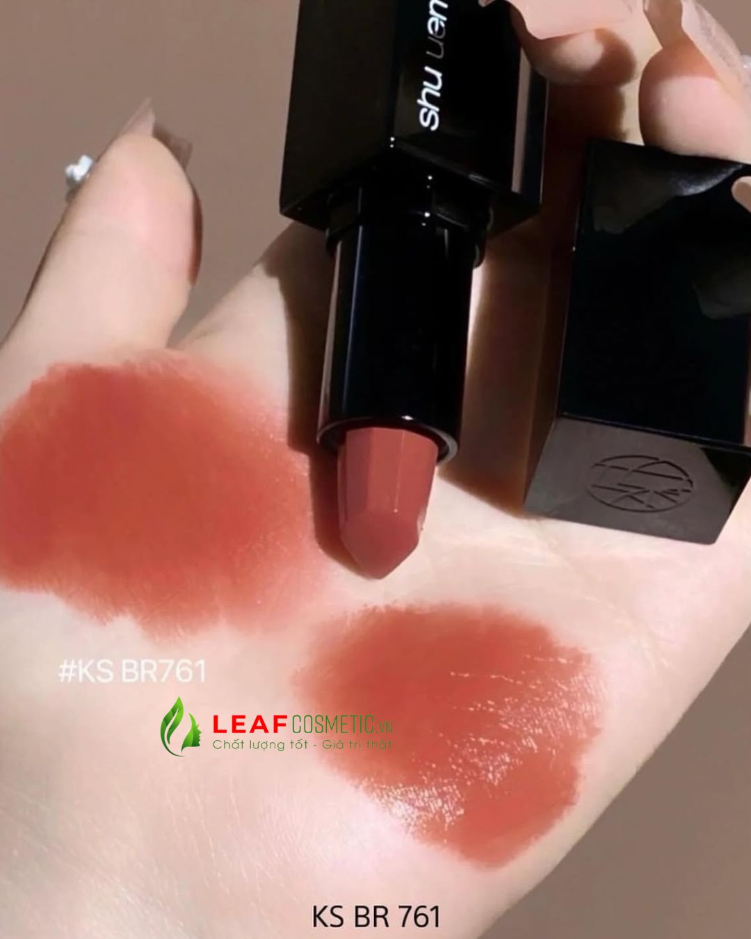 Màu son Shu Uemura Rakuyou KS BR 761 cam đất
