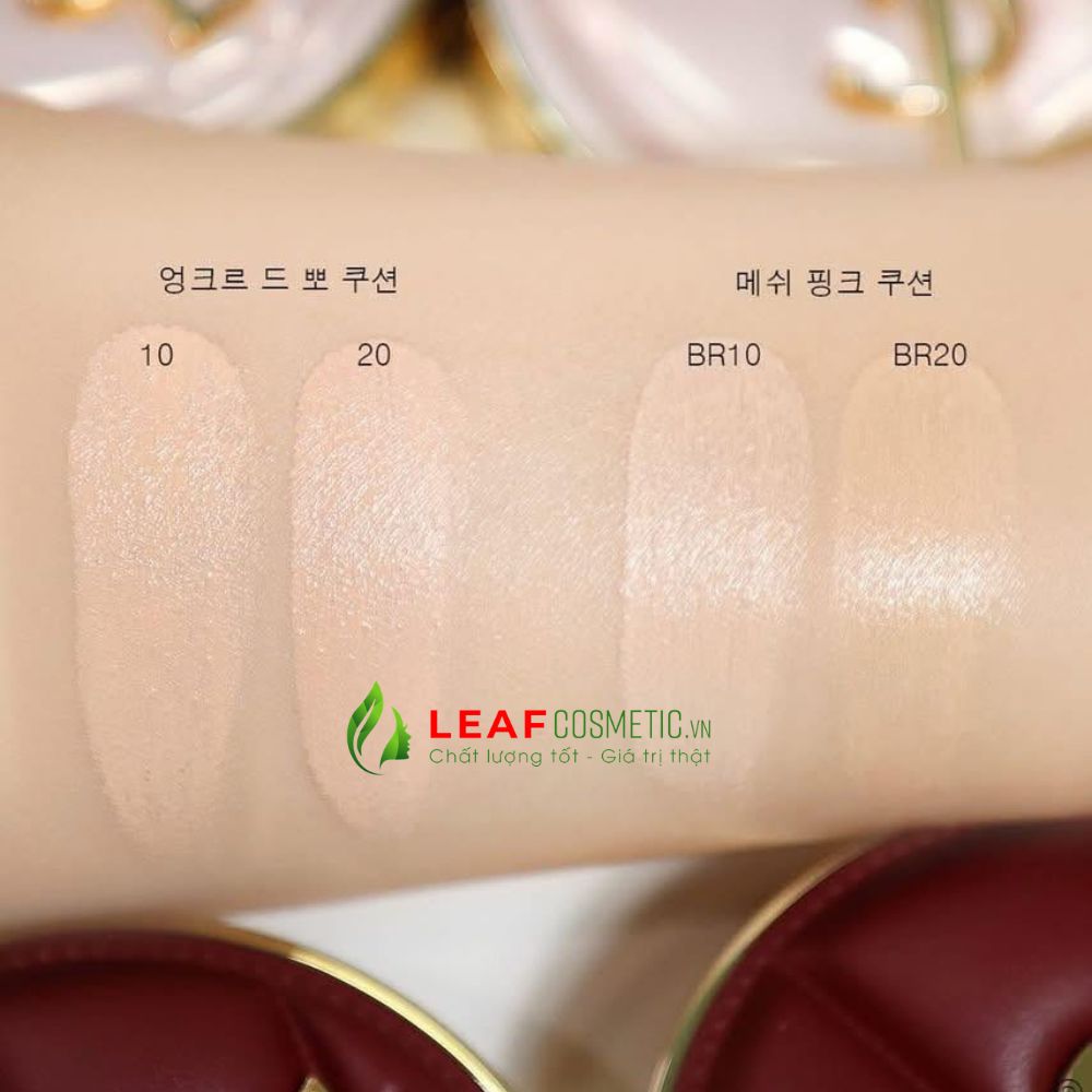 Các tone màu của Phấn Nước YSL Le Cushion Encre De Peau Limited