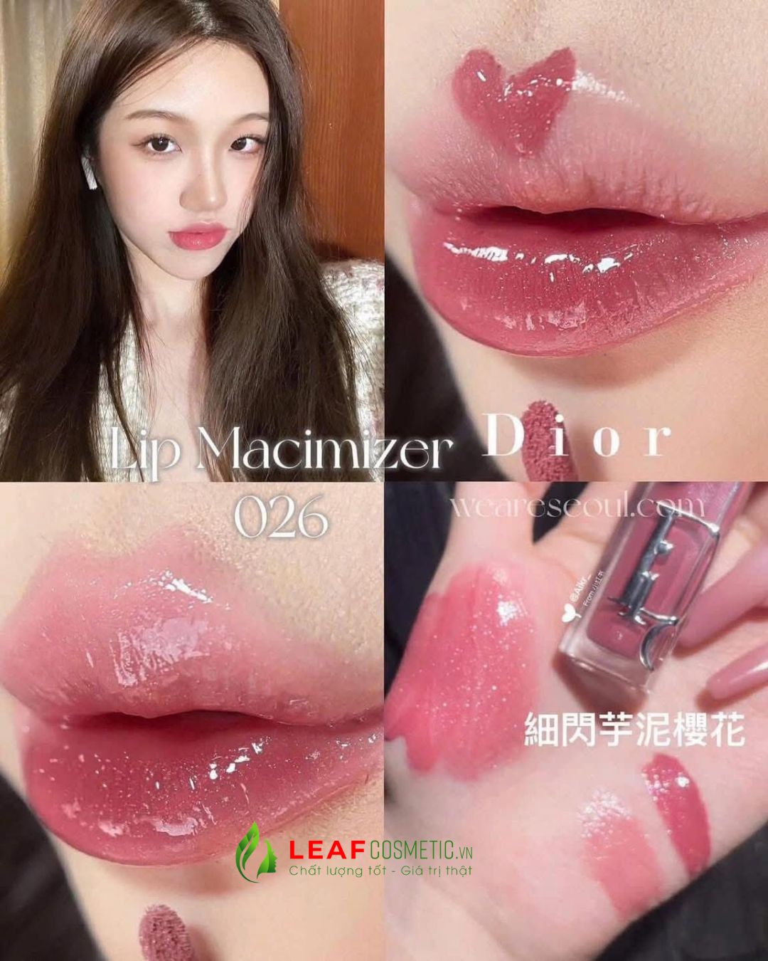 Màu son 026 Intense Mauve hồng đất thanh lịch của Dior