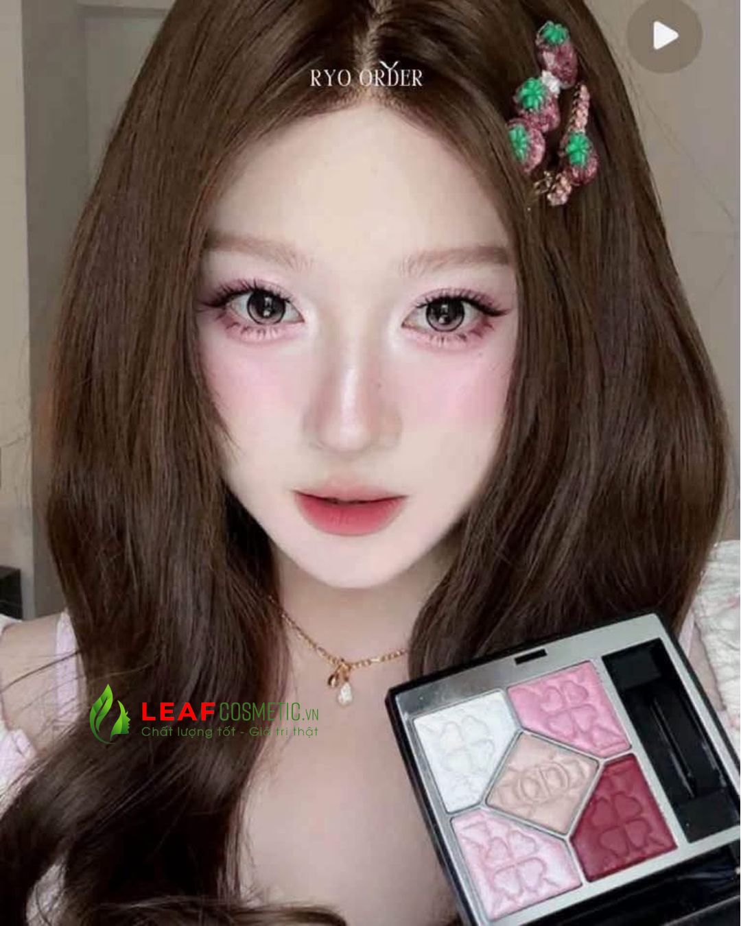 Gợi ý makeup mắt với bảng Dior 942 Pink Talisman