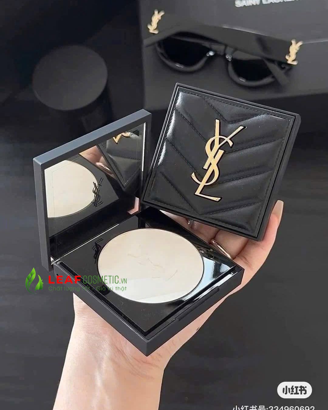 Thiết kế Phấn Phủ Nén YSL All Hours Hyper Finish Matte Powder sang trọng