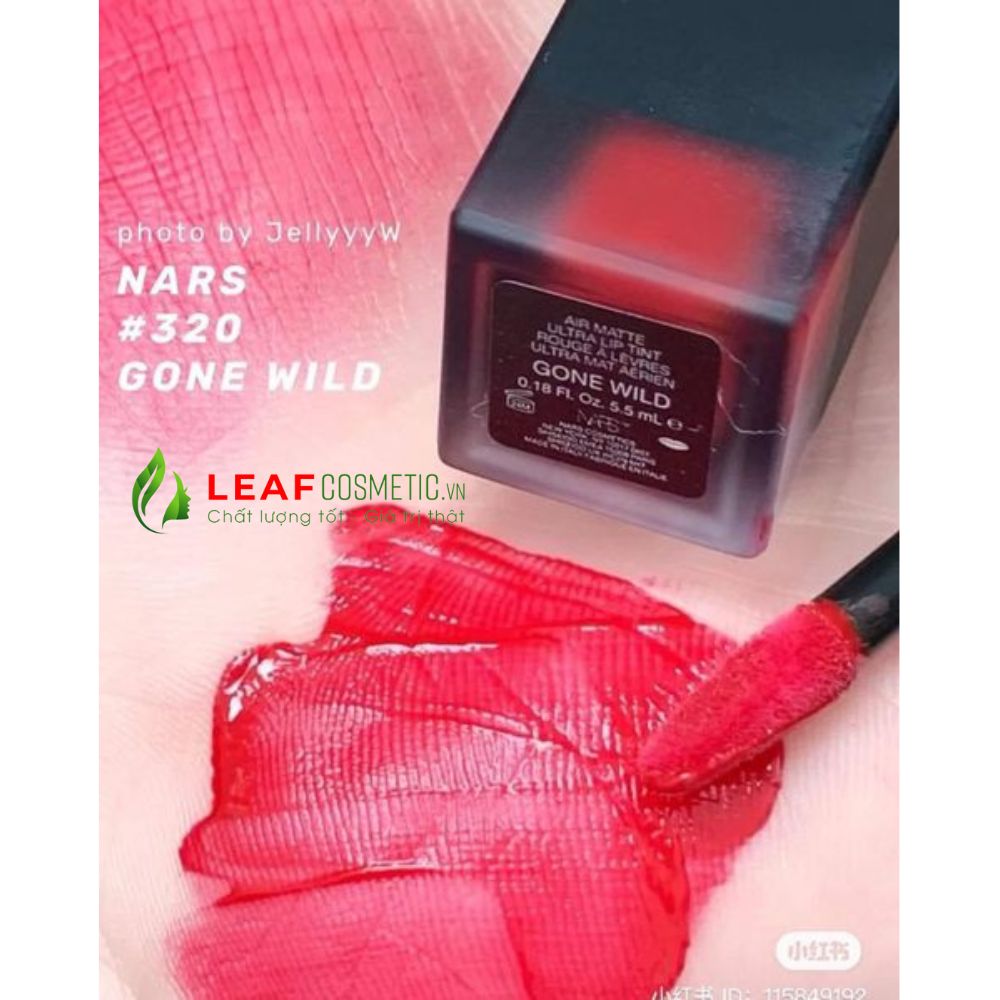 Bảng màu Son Kem Nars 320 Gone Wild - Đỏ Hồng tươi trẻ