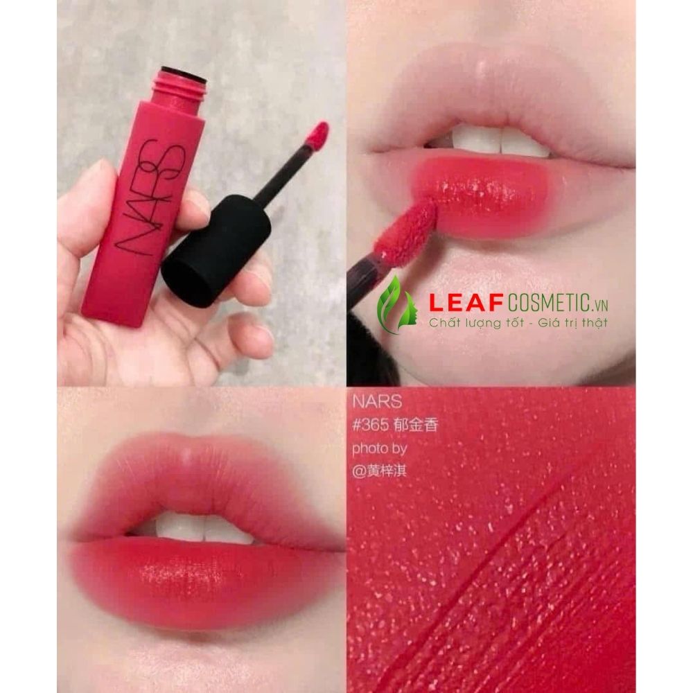 Bảng màu Son Kem Nars 365 Ravished Hồng Đào