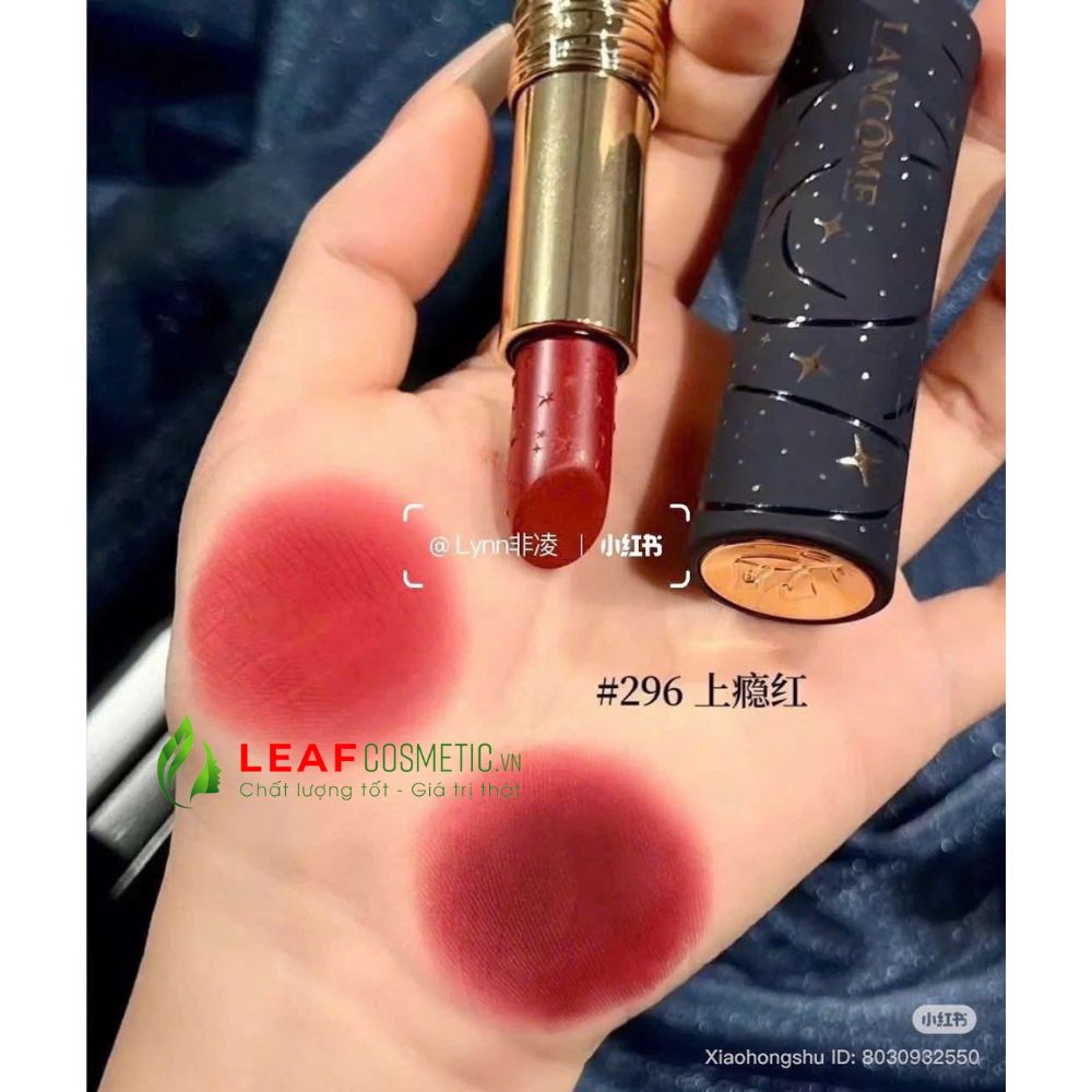 Màu son Lancome 296 Rouge Dramaphoria - Đỏ Đất