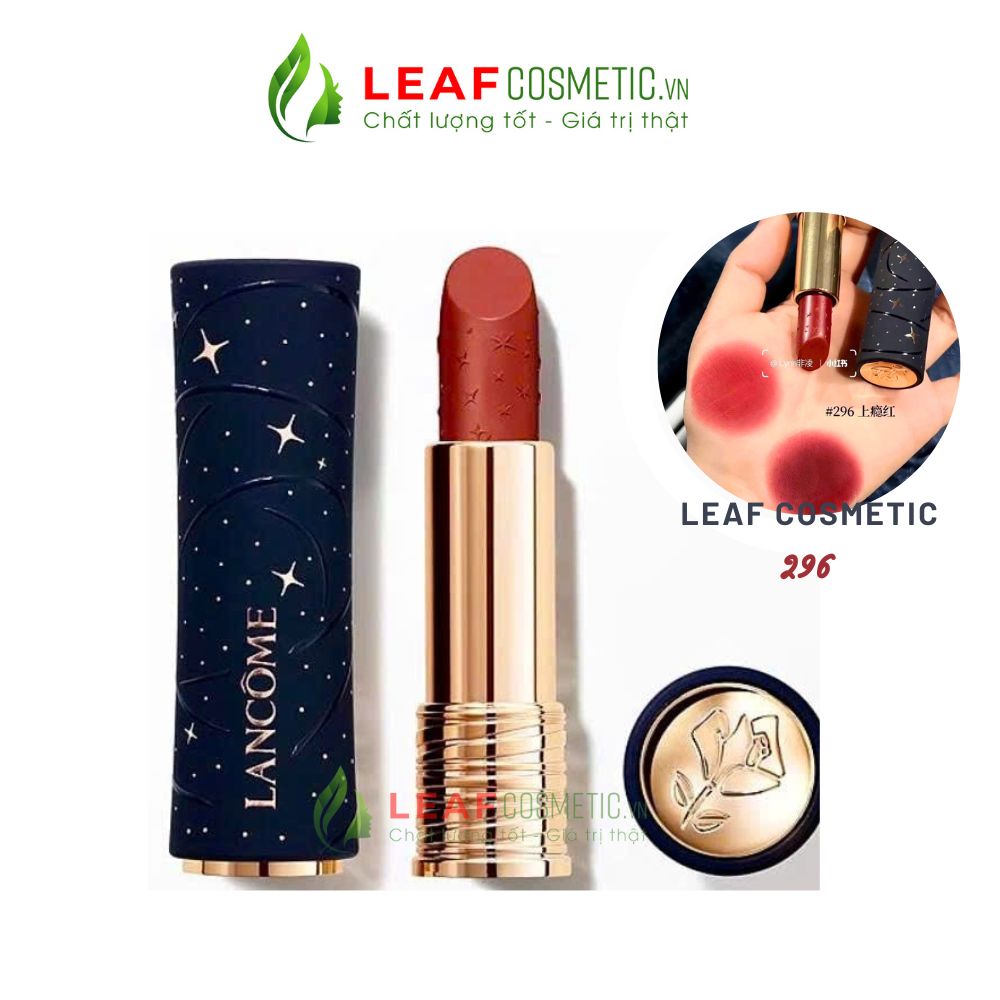 Son Lancome L'Absolu Rouge Drama Matte 296 Rouge Dramaphoria - Đỏ Đất