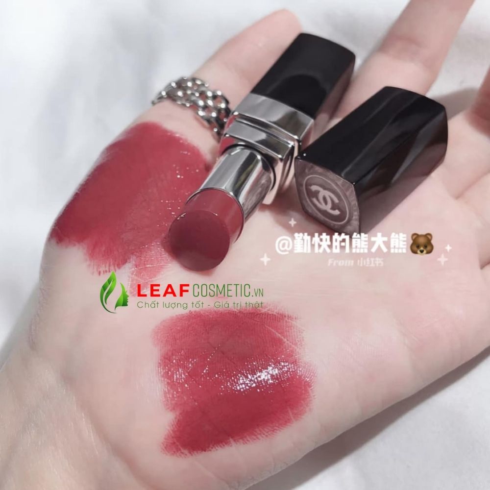 Màu son Chanel 114 Glow đỏ mận ánh tím quyến rũ