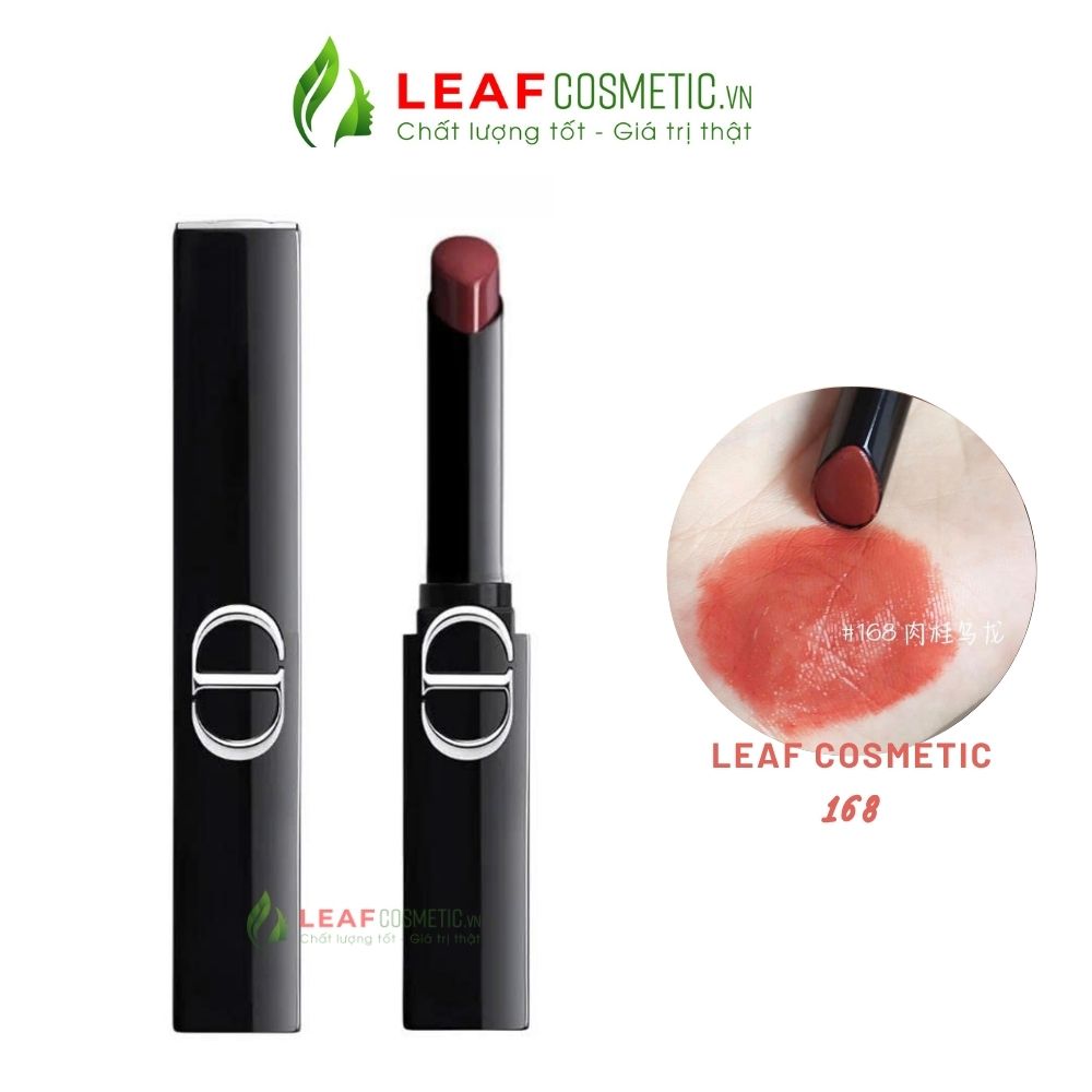 Son Thỏi Dior Rouge Dior On Stage 168 Copper Attraction Shine - Đỏ Cam Gạch Chính Hãng