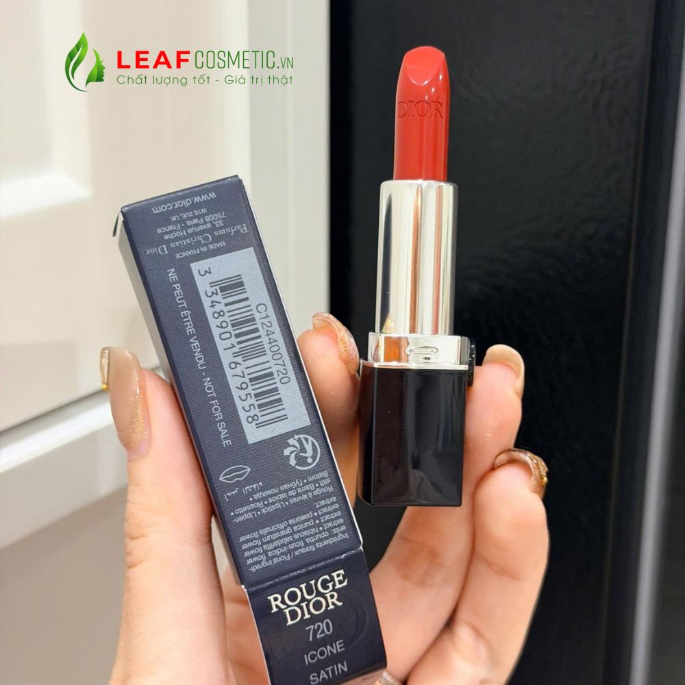 Son Dior Rouge Lipstick 720 Satin Mini Fullbox – Màu Hồng Khô