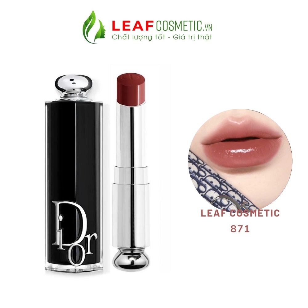 Son Thỏi Dior Addict Hydrating Shine 871 D-Dream - Đỏ Nâu chính hãng