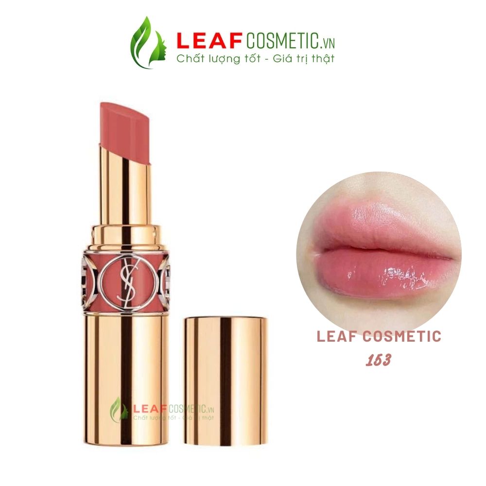 Son Dưỡng YSL Rouge Volupté Shine 153 Rose Dentelle - Hồng Đất chính hãng