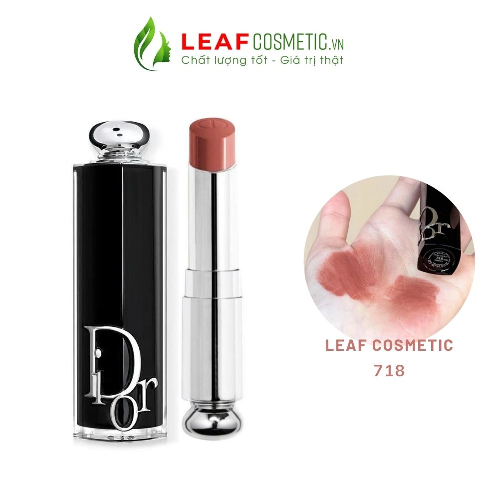 Son Thỏi Dior Addict Hydrating Shine 718 Bandana - Nâu Đất chính hãng