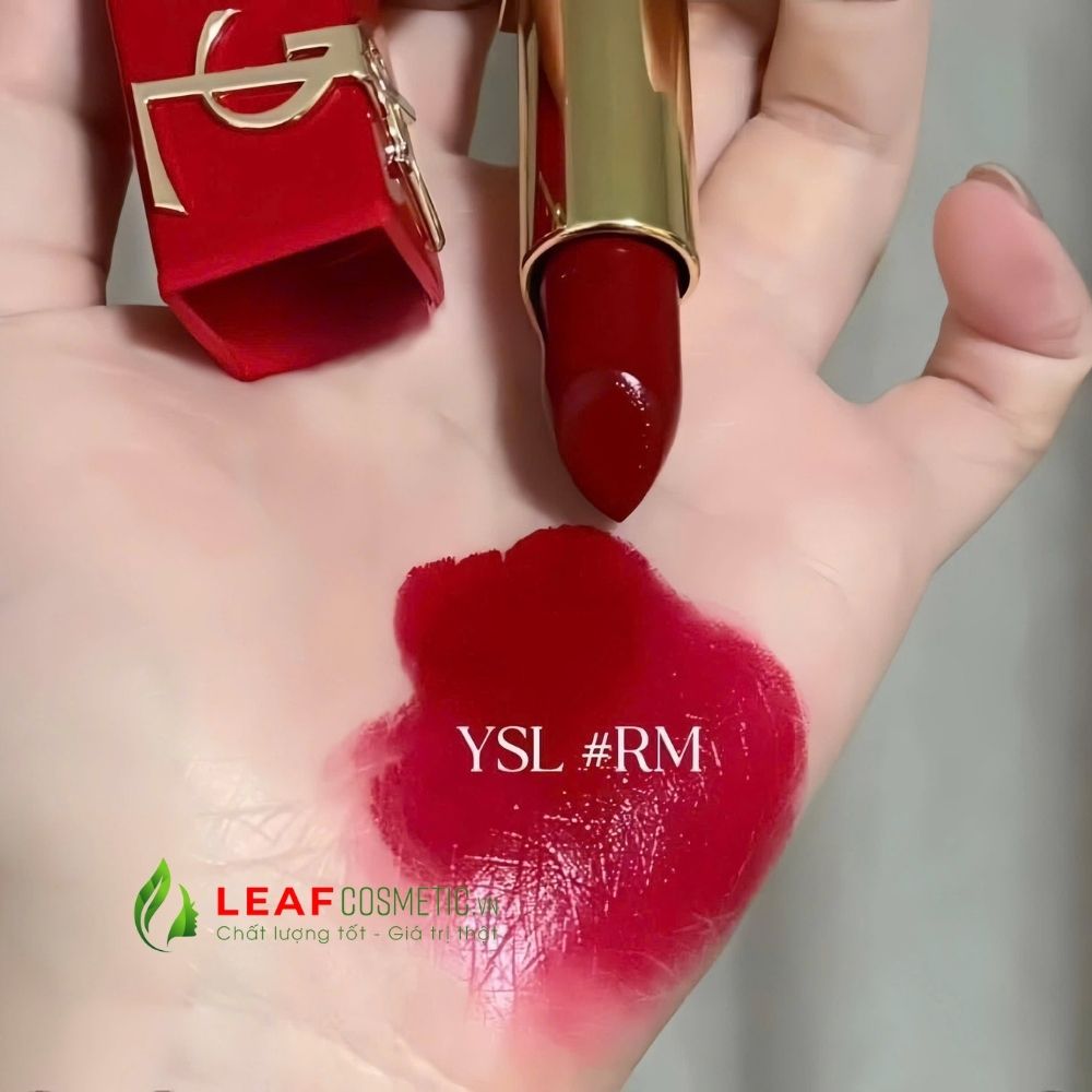 Bảng màu Son YSL RM Rouge Muse – Đỏ Ruby Limited