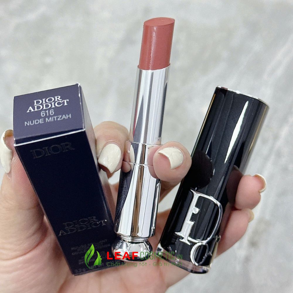 Thiết kế Son Dior Addict Hydrating Shine 616 Nude Mitzah - Cam Đất Sữa