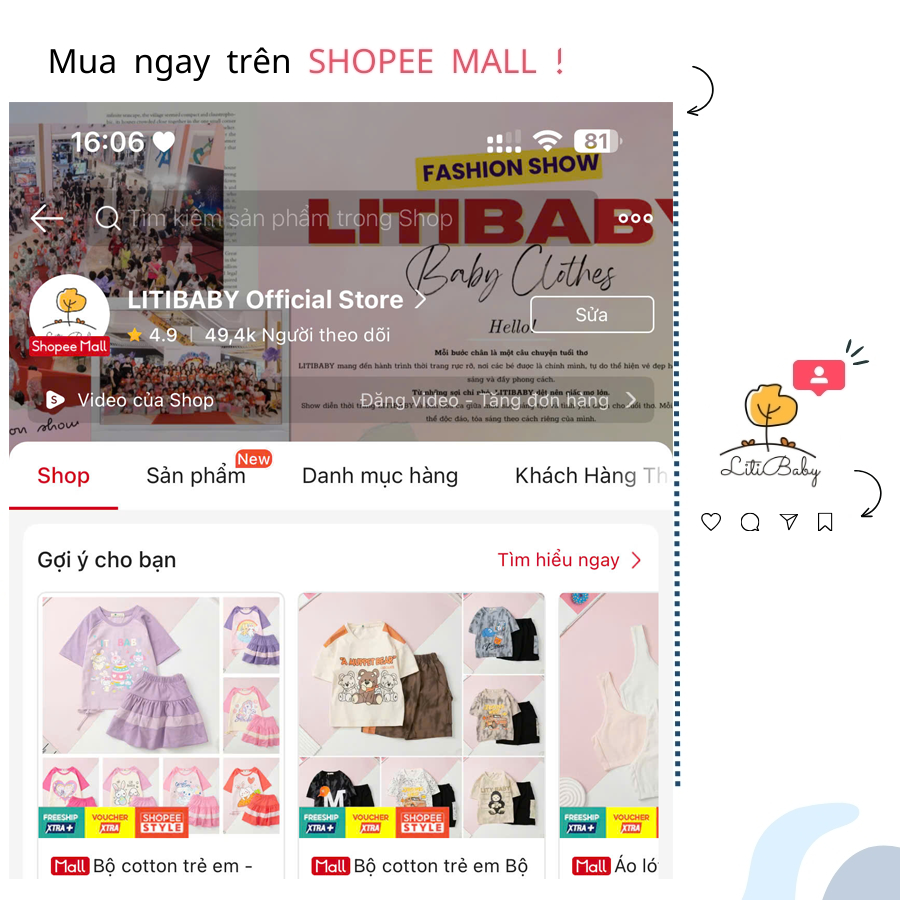 Shopee mall LITIBABY