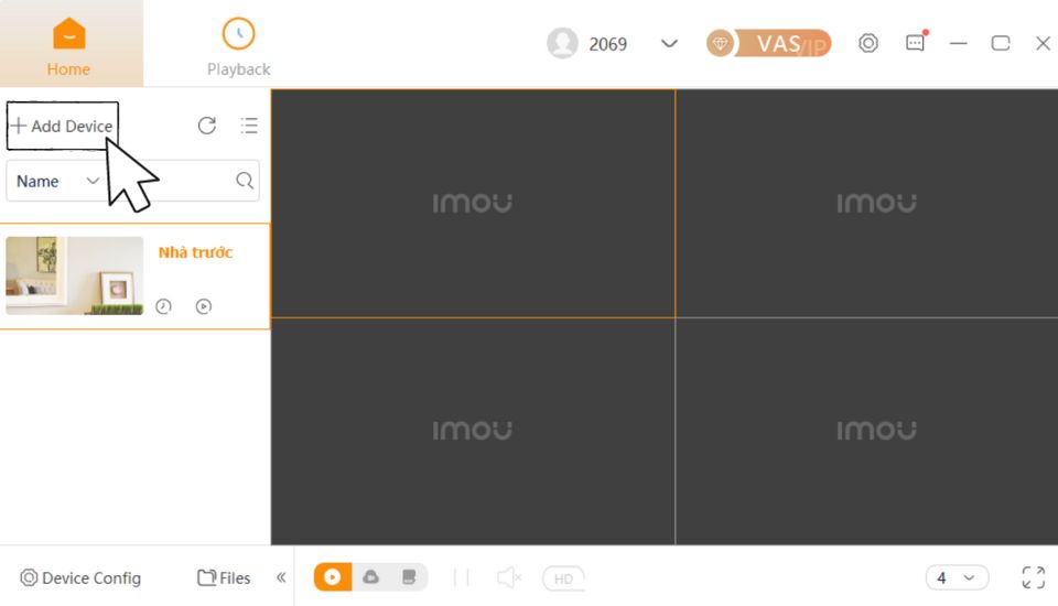 Thêm camera vào phần mềm IMOU Life cho PC