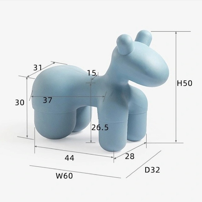 Pony Chair - Ghế Pony Phiên Bản Nhựa ABS Trơn Cao Cấp