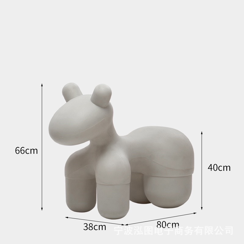 Pony Chair - Ghế Pony Phiên Bản Nhựa ABS Trơn Cao Cấp