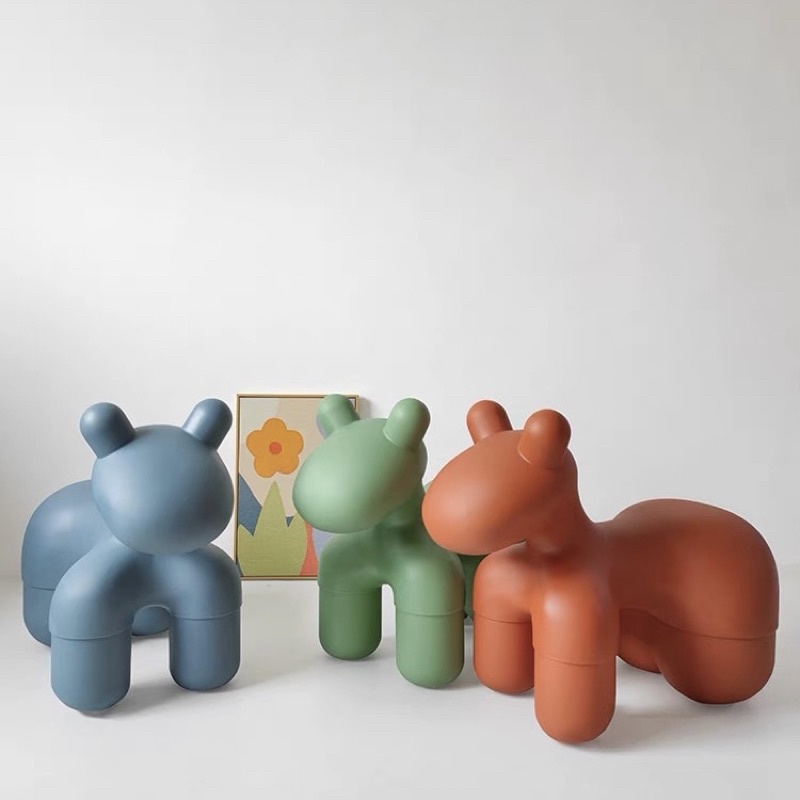 Pony Chair - Ghế Pony Phiên Bản Nhựa ABS Trơn Cao Cấp