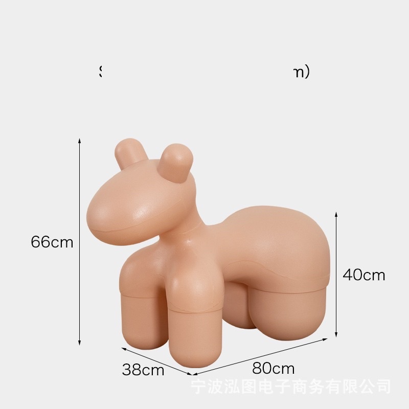 Pony Chair - Ghế Pony Phiên Bản Nhựa ABS Trơn Cao Cấp