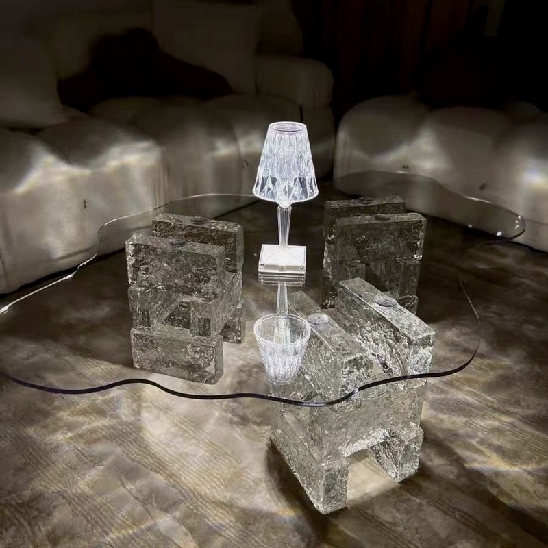 Ice Table - Bàn Trà Pha Lê Acrylic trong suốt cao cấp