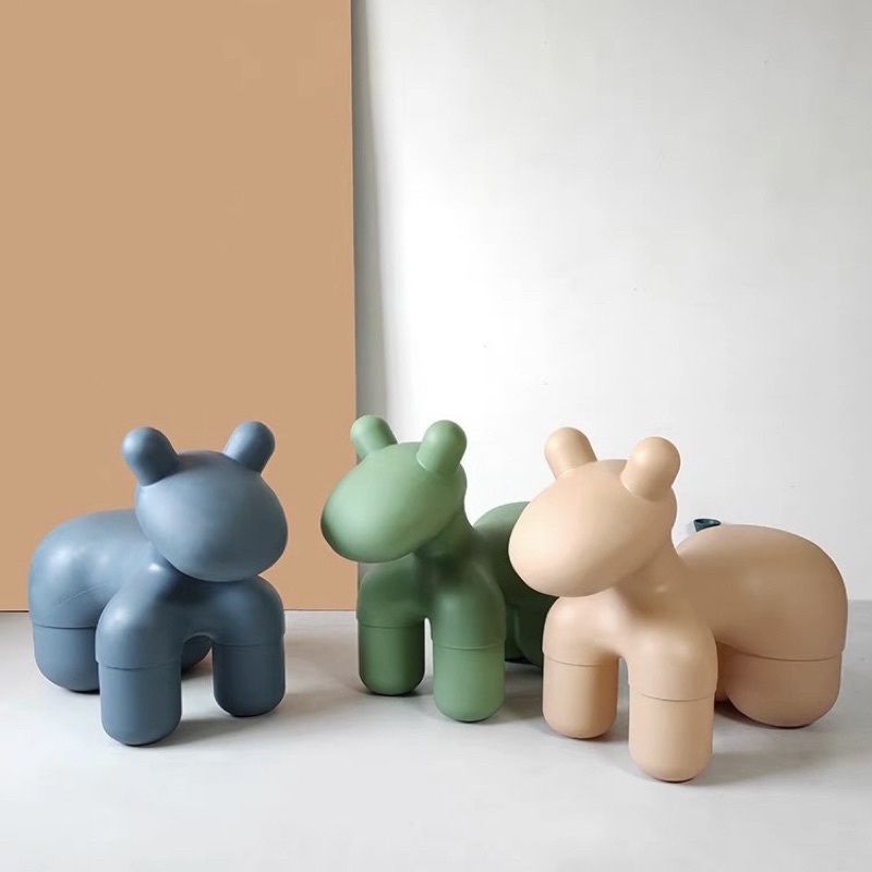 Pony Chair - Ghế Pony Phiên Bản Nhựa ABS Trơn Cao Cấp