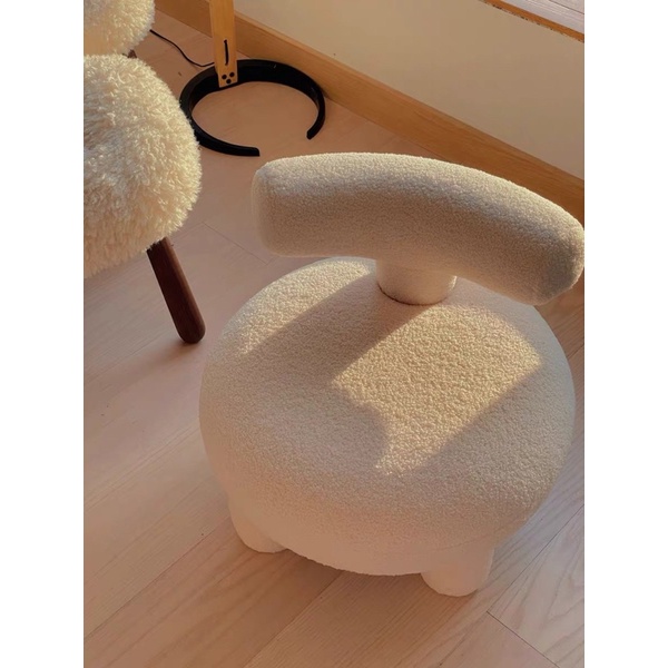 Noom Chair - Ghế Đệm Lông Cừu cao cấp - Bắc Âu