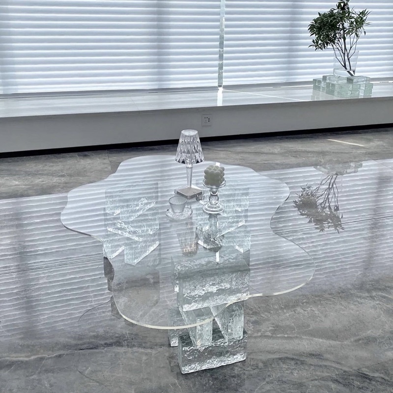 Ice Table - Bàn Trà Pha Lê Acrylic trong suốt cao cấp