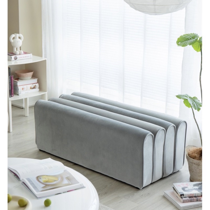 Ghế đẩu nhung Nordic cao cấp, tiện dụng - Bắc Âu