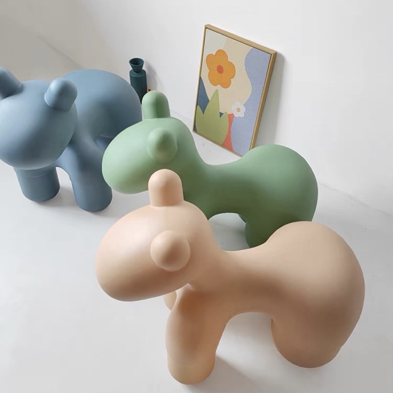 Pony Chair - Ghế Pony Phiên Bản Nhựa ABS Trơn Cao Cấp