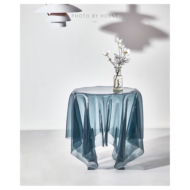 Essey Tea Table - Bàn Trà Khăn Rủ Acrylic cao cấp - Bắc Âu