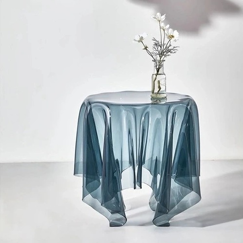 Essey Tea Table - Bàn Trà Khăn Rủ Acrylic cao cấp - Bắc Âu