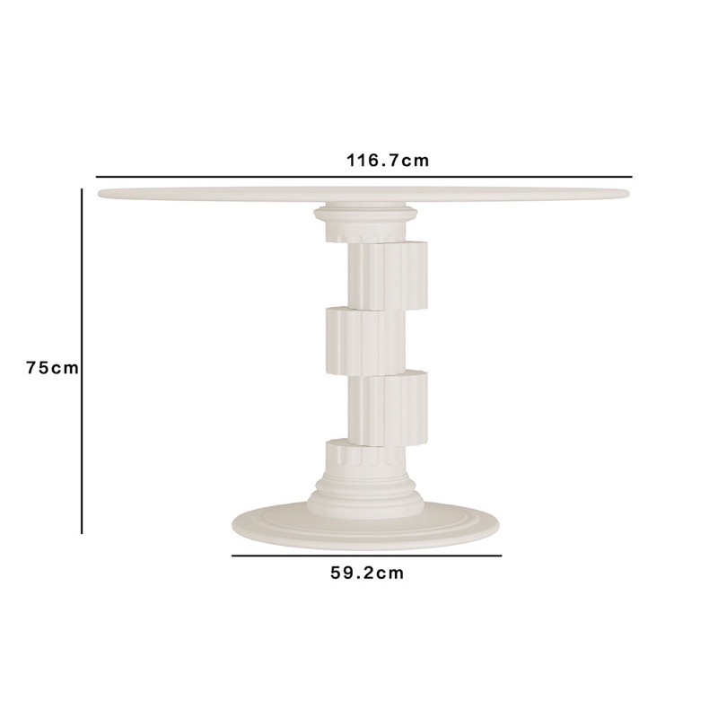 Bàn tròn lớn Roman cao cấp - Roman Table