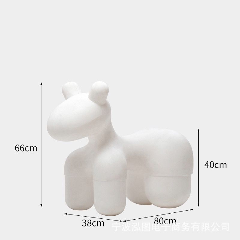 Pony Chair - Ghế Pony Phiên Bản Nhựa ABS Trơn Cao Cấp