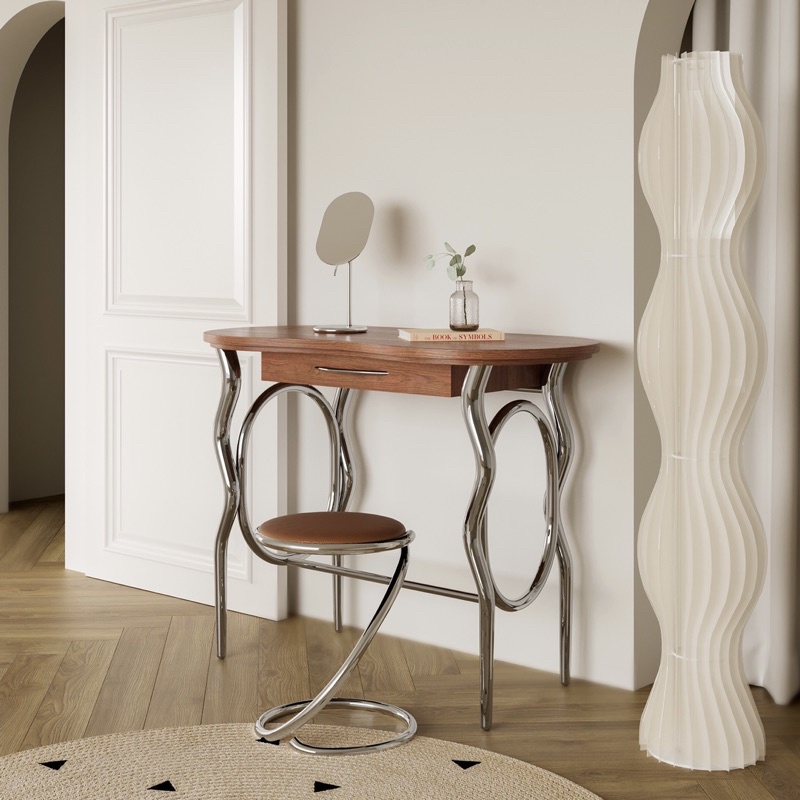 Bàn gỗ Muji chân uốn cao cấp | Muji Table