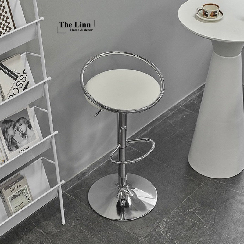 Ghế bar Nordic da PU cao cấp | Nordic bar chair