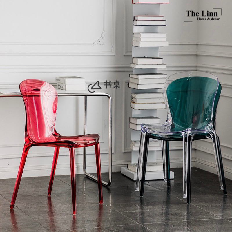 Ghế tựa lưng nhựa PC trong suốt cao cấp | PC Chair