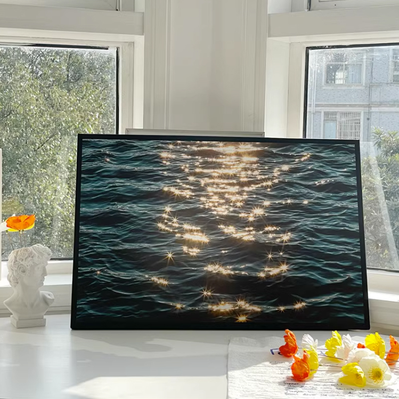 Tranh Canvas treo tường - Nắng hoàng hôn trên mặt biển