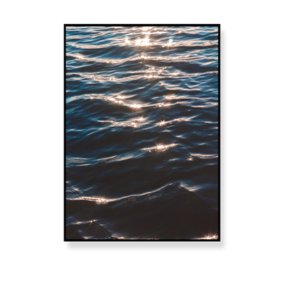 Tranh Canvas treo tường - Nắng hoàng hôn trên mặt biển