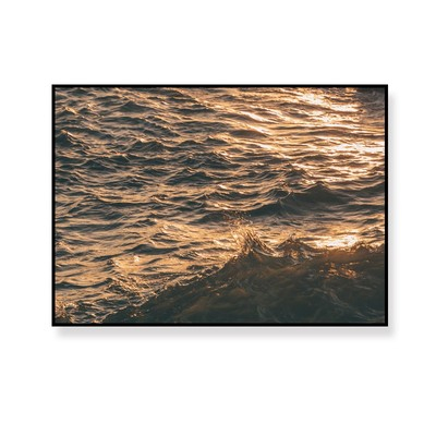 Tranh Canvas treo tường - Nắng hoàng hôn trên mặt biển