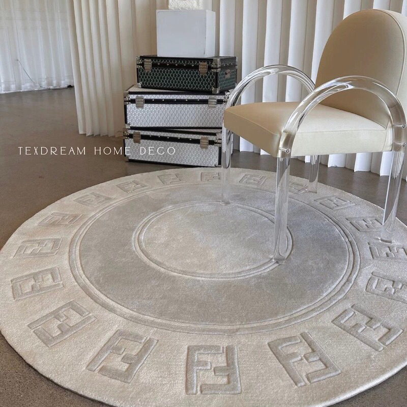 Thảm trải sàn tròn Dove cao cấp || Dove Rug