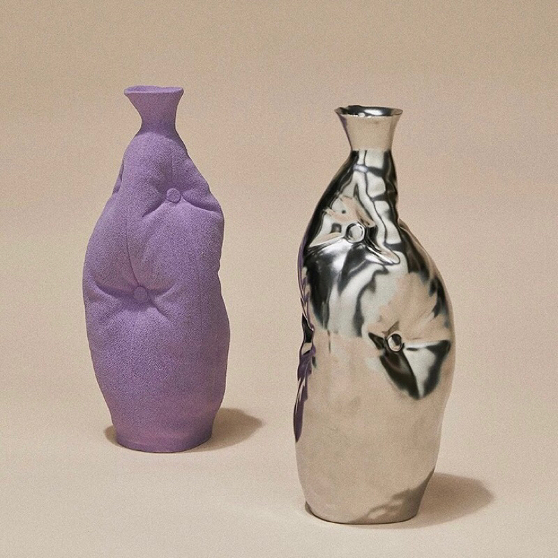 Bình hoa gốm sứ Pupu cao cấp nhập khẩu || Pupu Vase