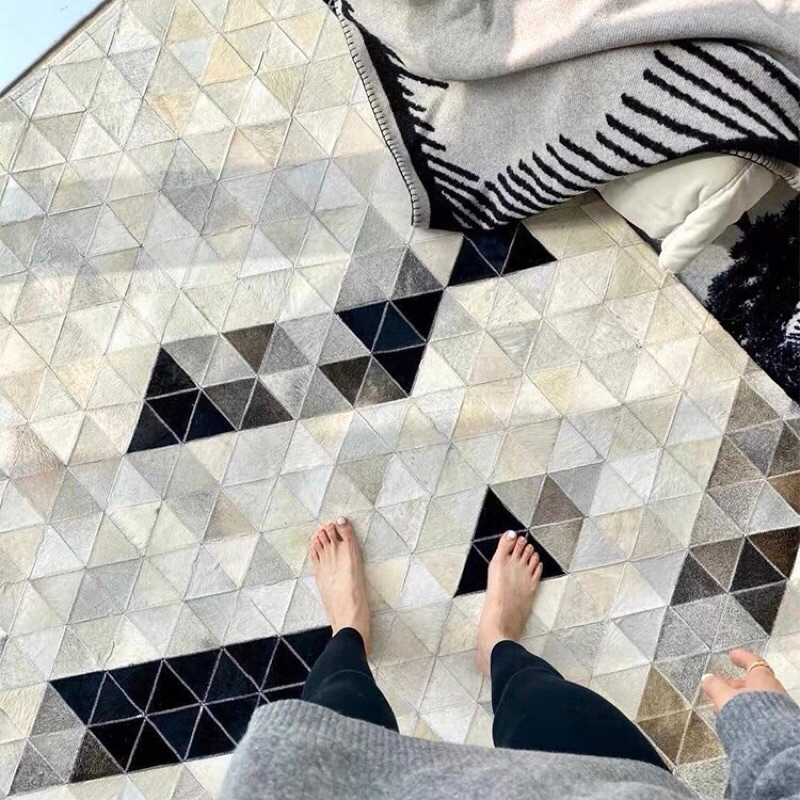 Thảm trải sàn da bò Denuzy cao cấp / Denuzy Rug