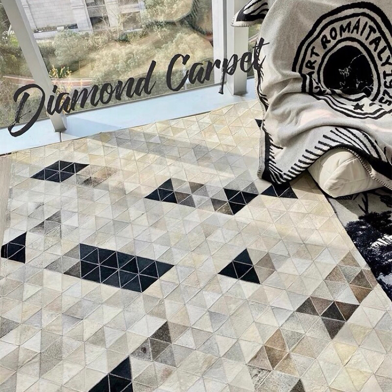 Thảm trải sàn da bò Denuzy cao cấp / Denuzy Rug