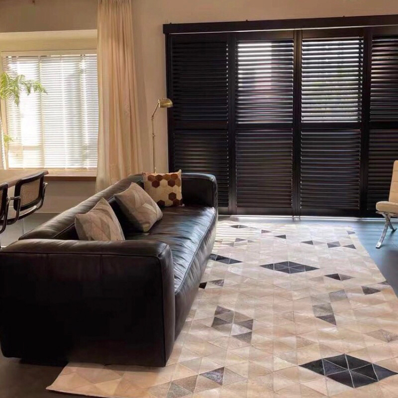 Thảm trải sàn da bò Denuzy cao cấp / Denuzy Rug